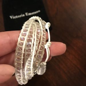 Victoria Emerson white wrap bracelet
